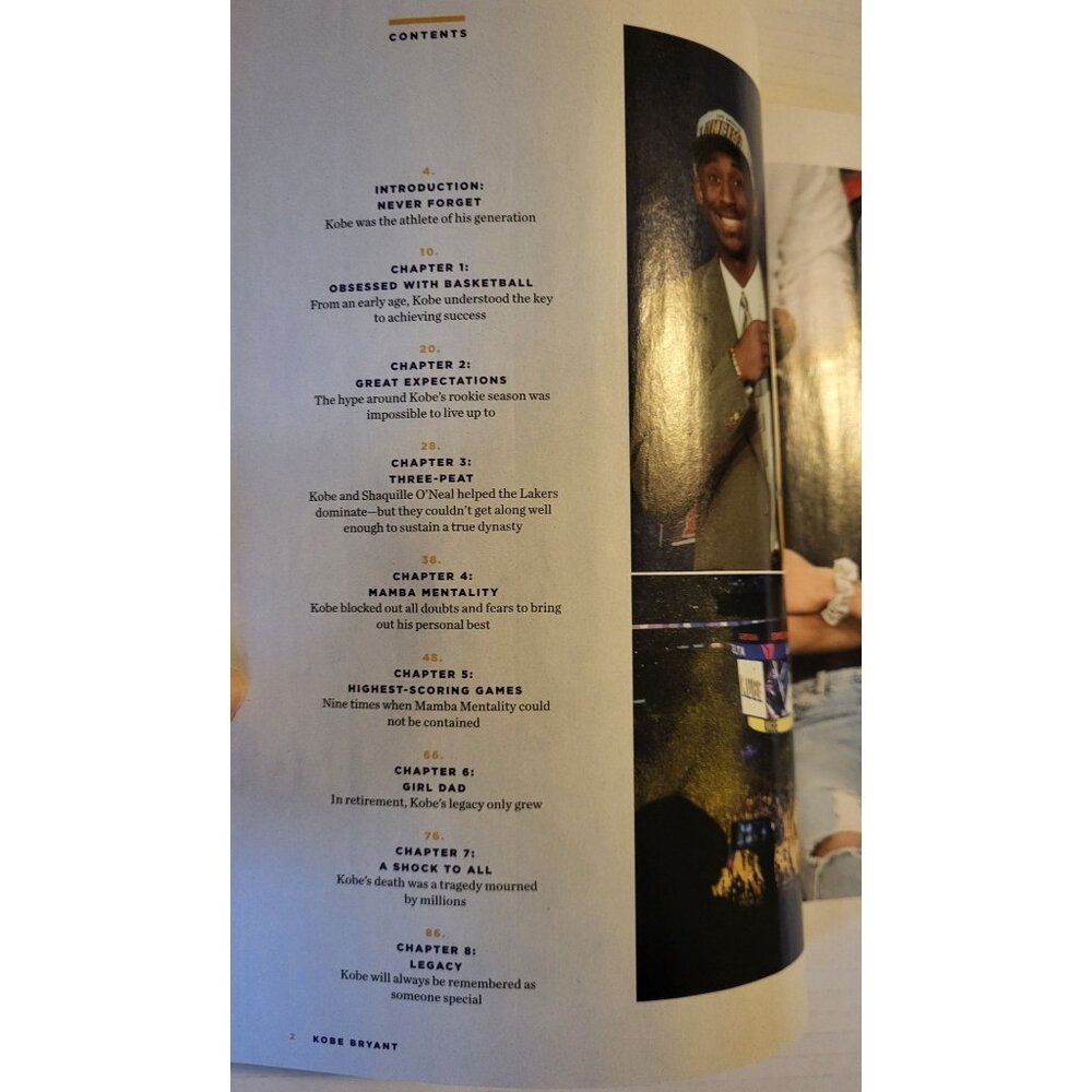 Kobe Bryant Commemorative Tribute Magazine - Picture 4 of 6